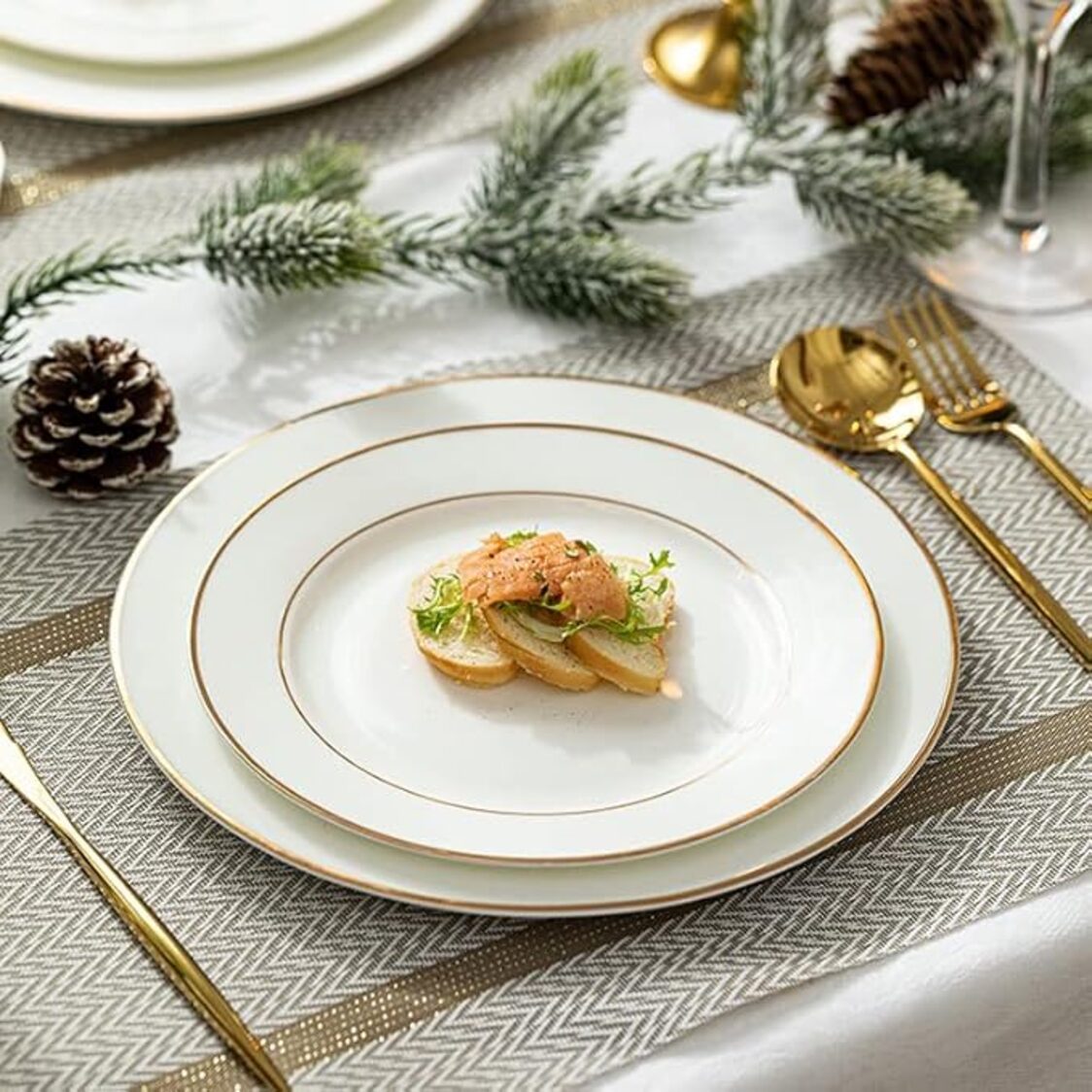 J. Rapee Scroll Placemat Beige