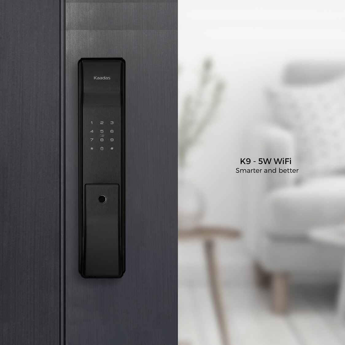 Kaadas K9 - 5W Copper + R8GD Lock Black Bundle