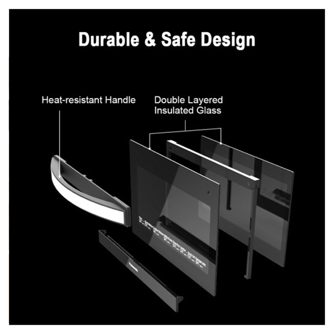 Panasonic Electric Oven With Rotisserie Fork & Convection 38L (NB-HB3801K)