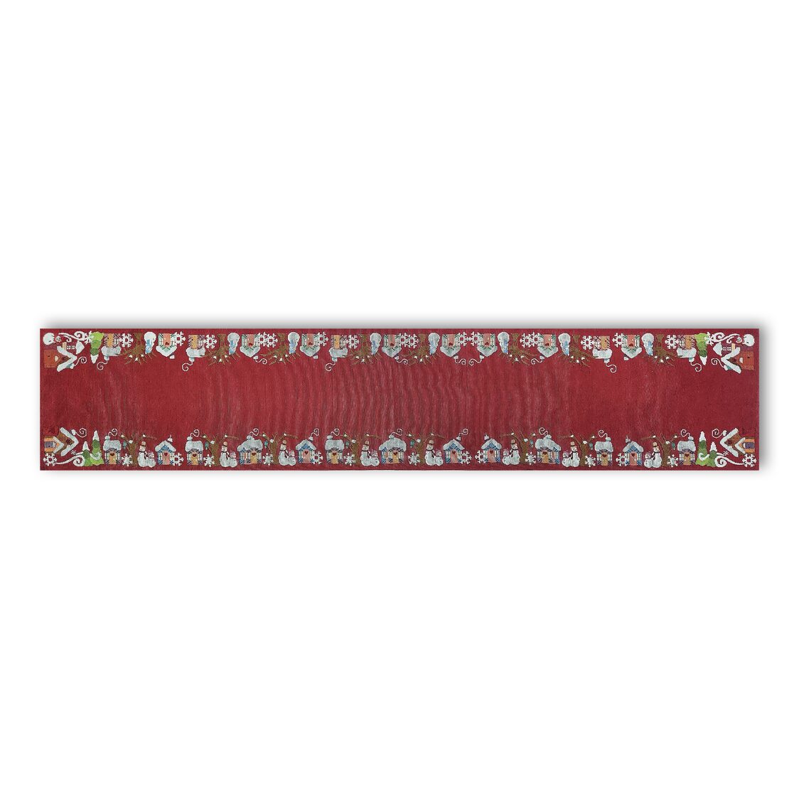 J. Rapee Snowman Tablerunner Red