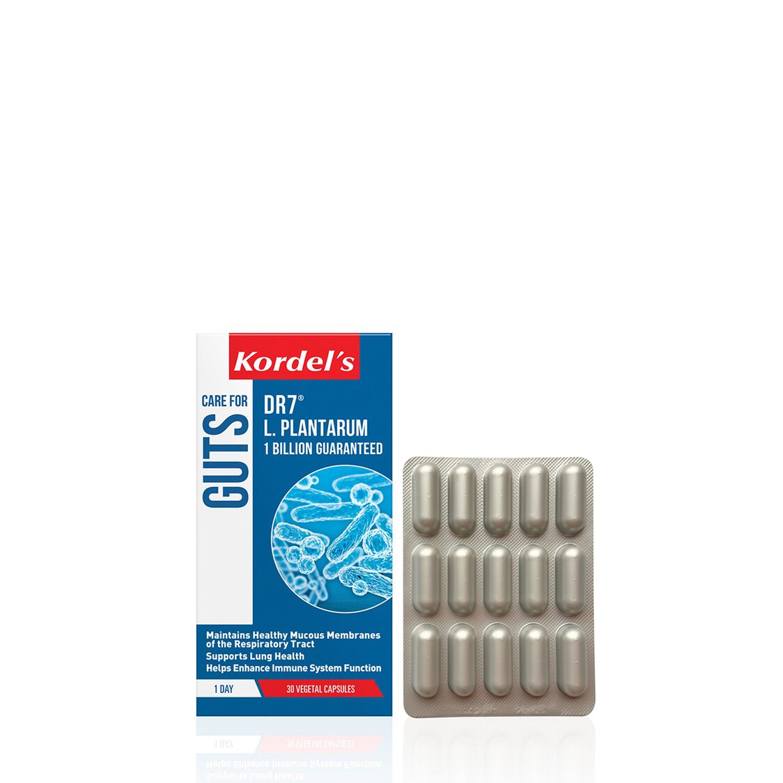 Kordel's DR7® L.Plantarum 1 Billion Guaranteed 30's