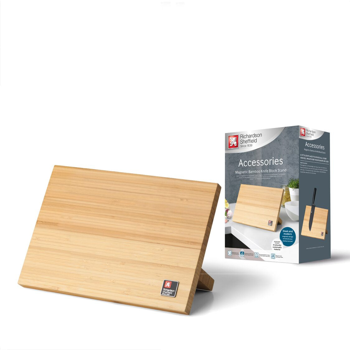 Richardson Sheffield Magnetic Knife Holder - Bamboo (MKS-BAM)