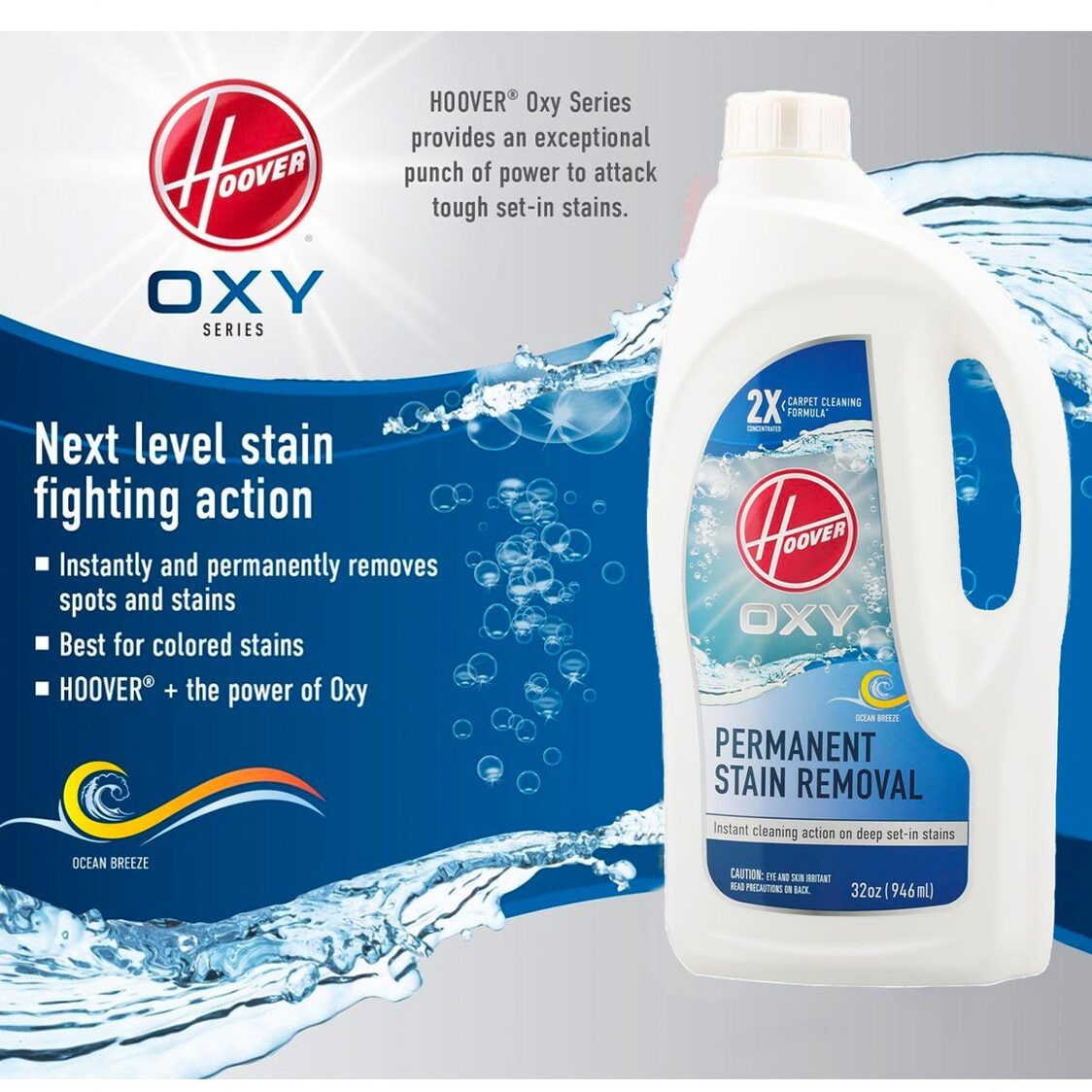 Hoover OXY Permanent Stain Removal (Detergent) 320z (HAA-CS320Z-SAA)