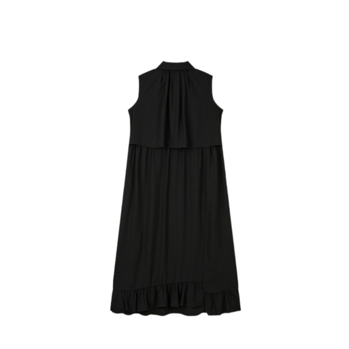 Voice Of Voices Lace Sleeveless Tie Dress Black