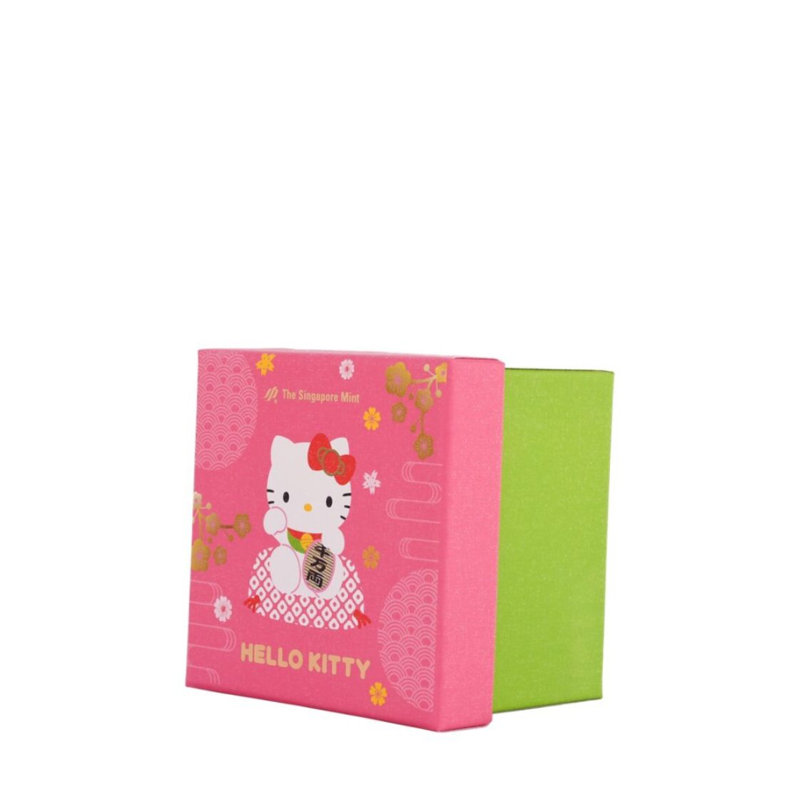 The Singapore Mint Sanrio Lucky Kitty 24K Gold Foil Mini Figure
