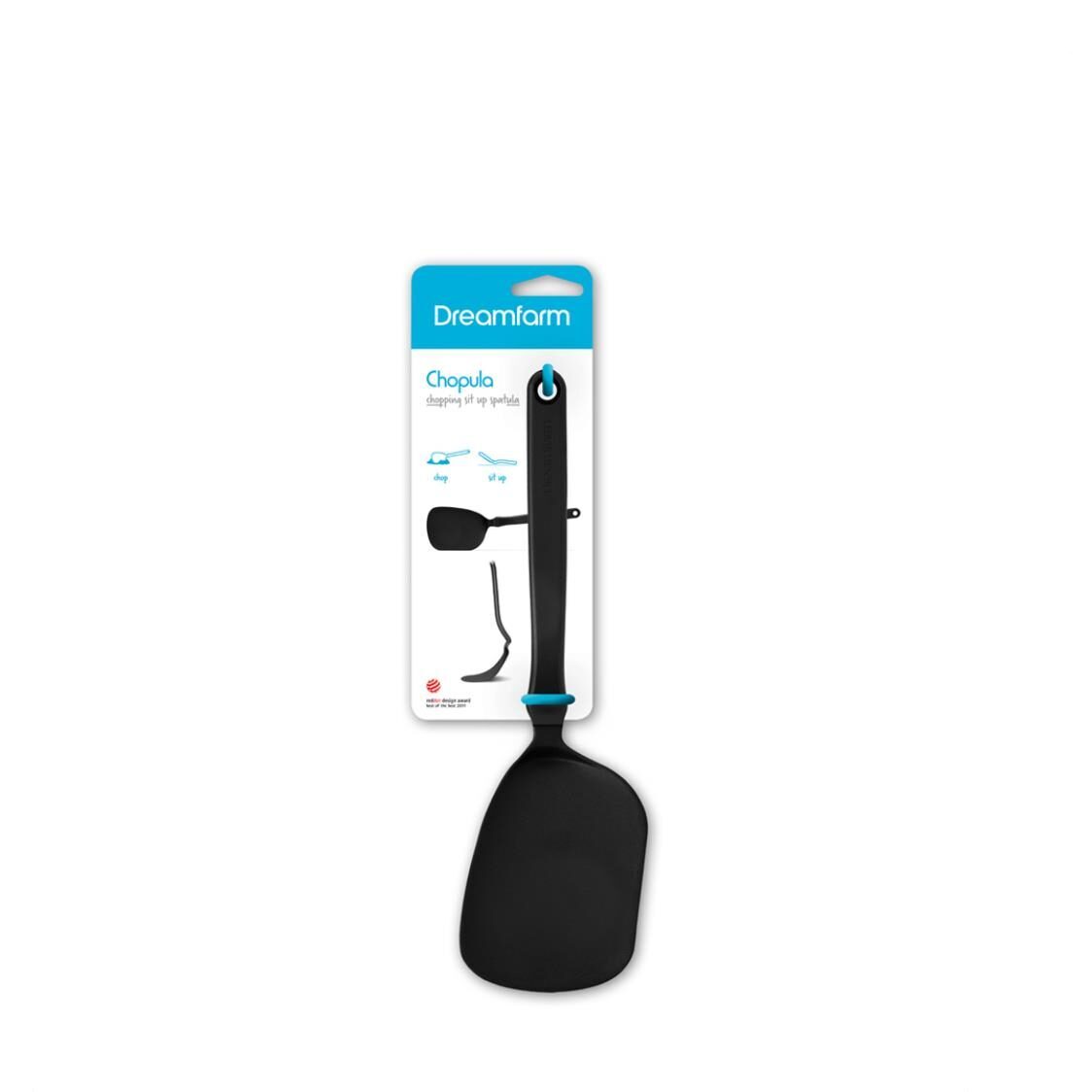 Dreamfarm Nylon Turner Spatula Black Chopula