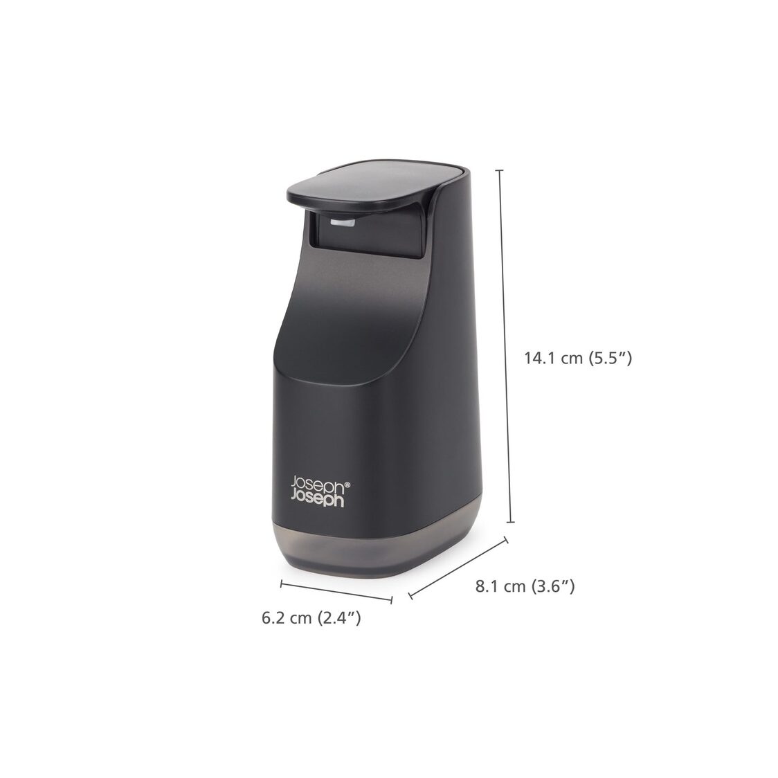 Joseph-Joseph Slim Compact Matt Black Soap Pump