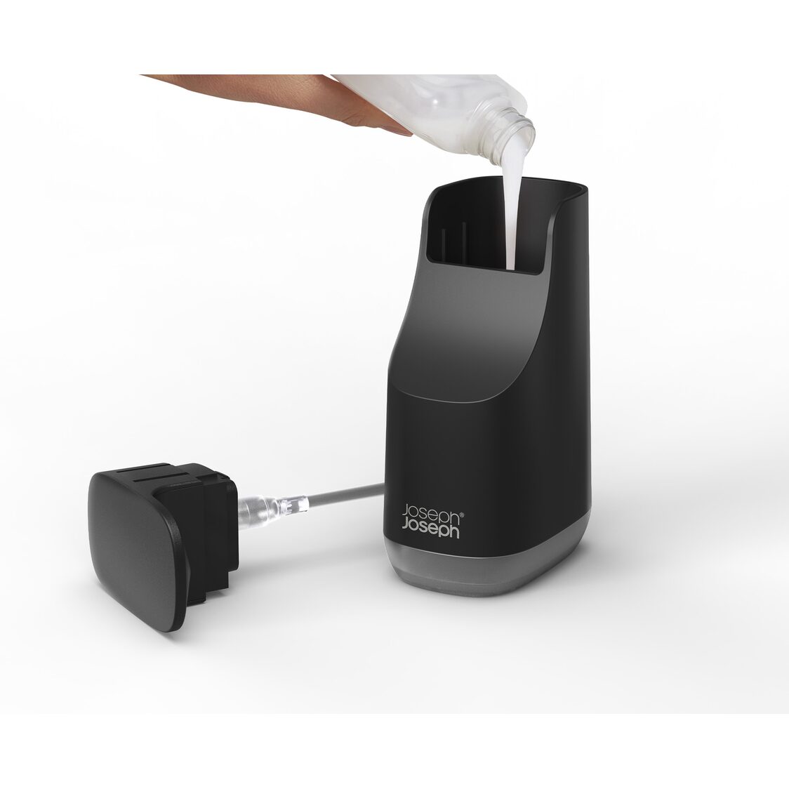 Joseph-Joseph Slim Compact Matt Black Soap Pump