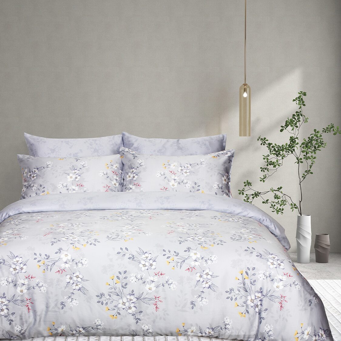 Eurotex Mod Living made from 100% TENCEL™ Fibers Fitted Sheet Set/Bed Set - Julieta