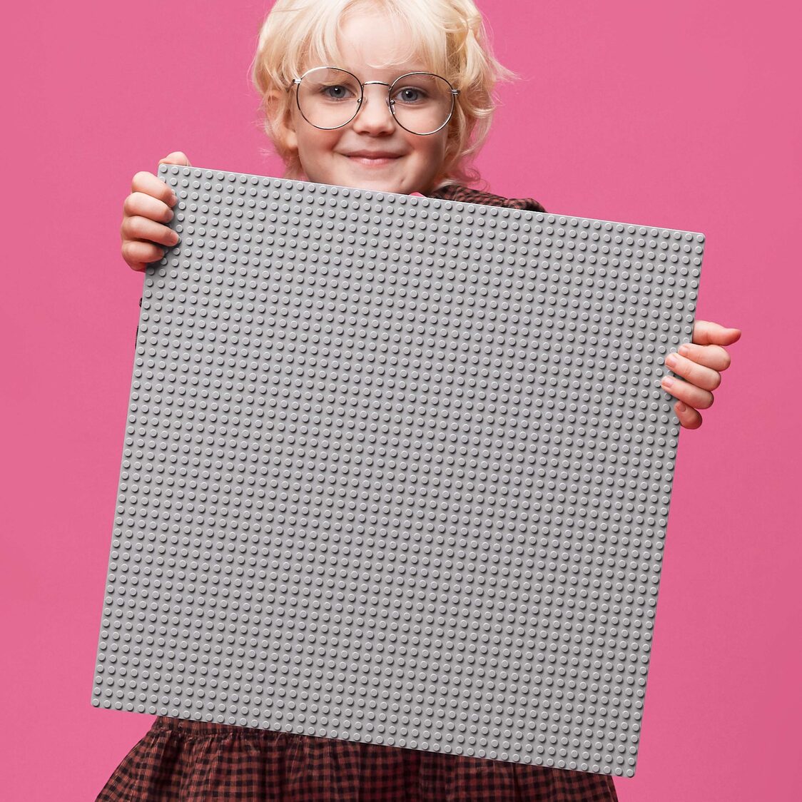 Lego Gray Baseplate 11024