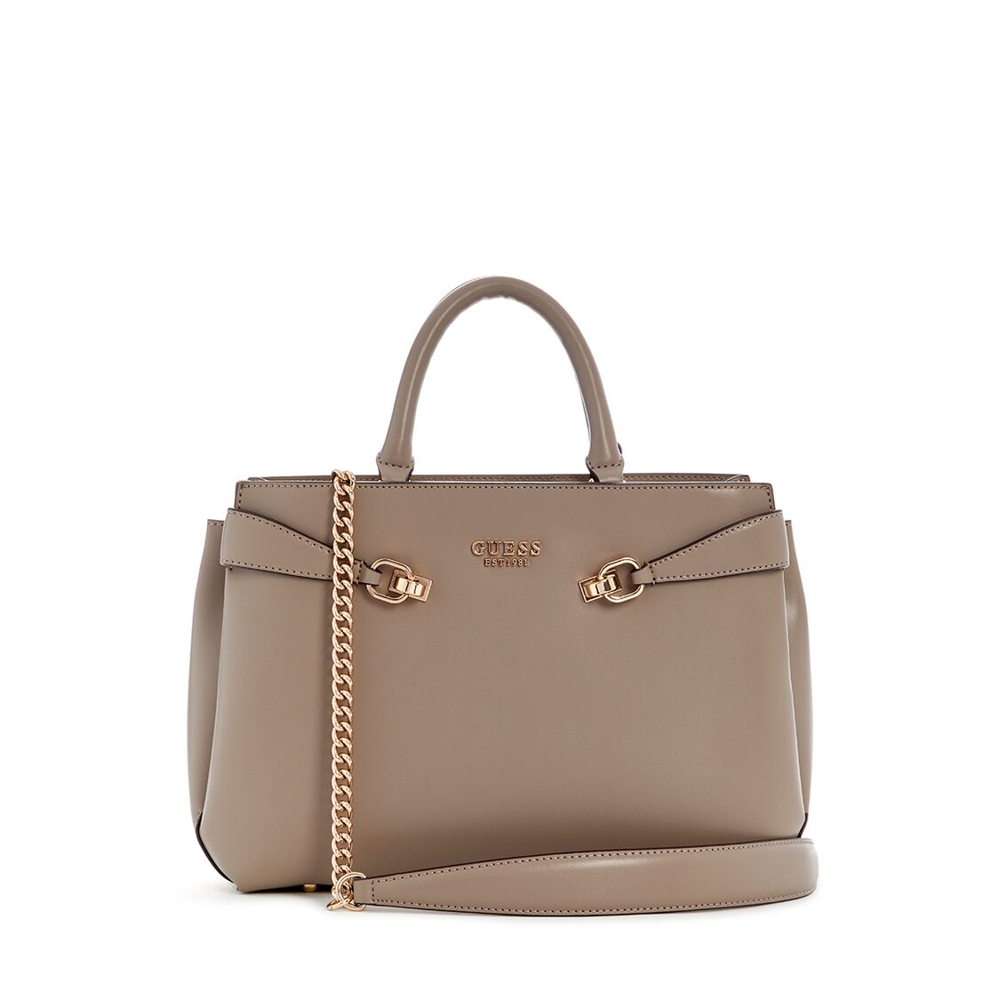 Guess Lorelei Girlfriend Satchel - Dark Taupe