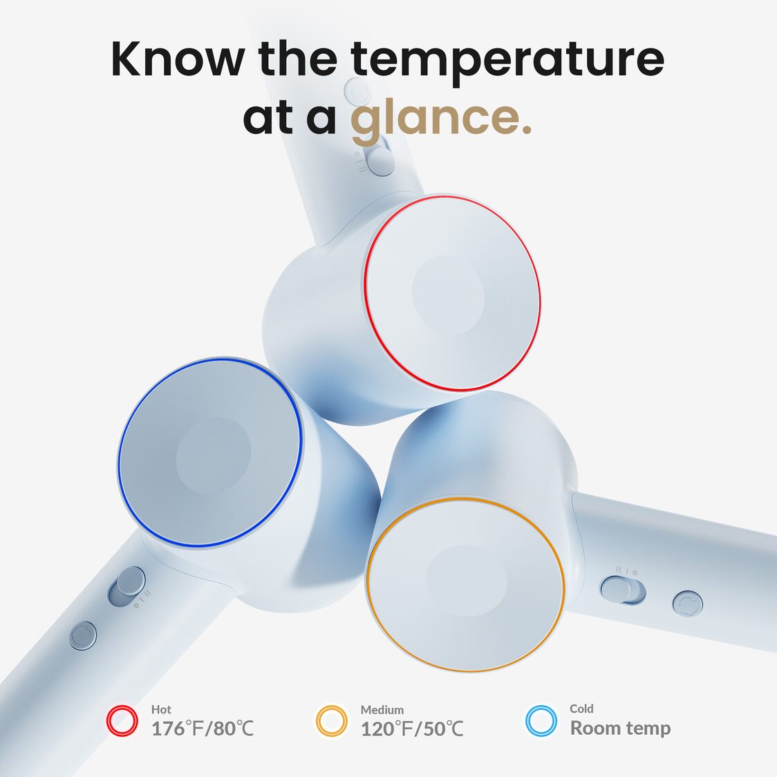 Laifen SE High-speed Hair Dryer Negative Ionic Fast Drying Low Noise Thermo-Control Long Lasting - Blue