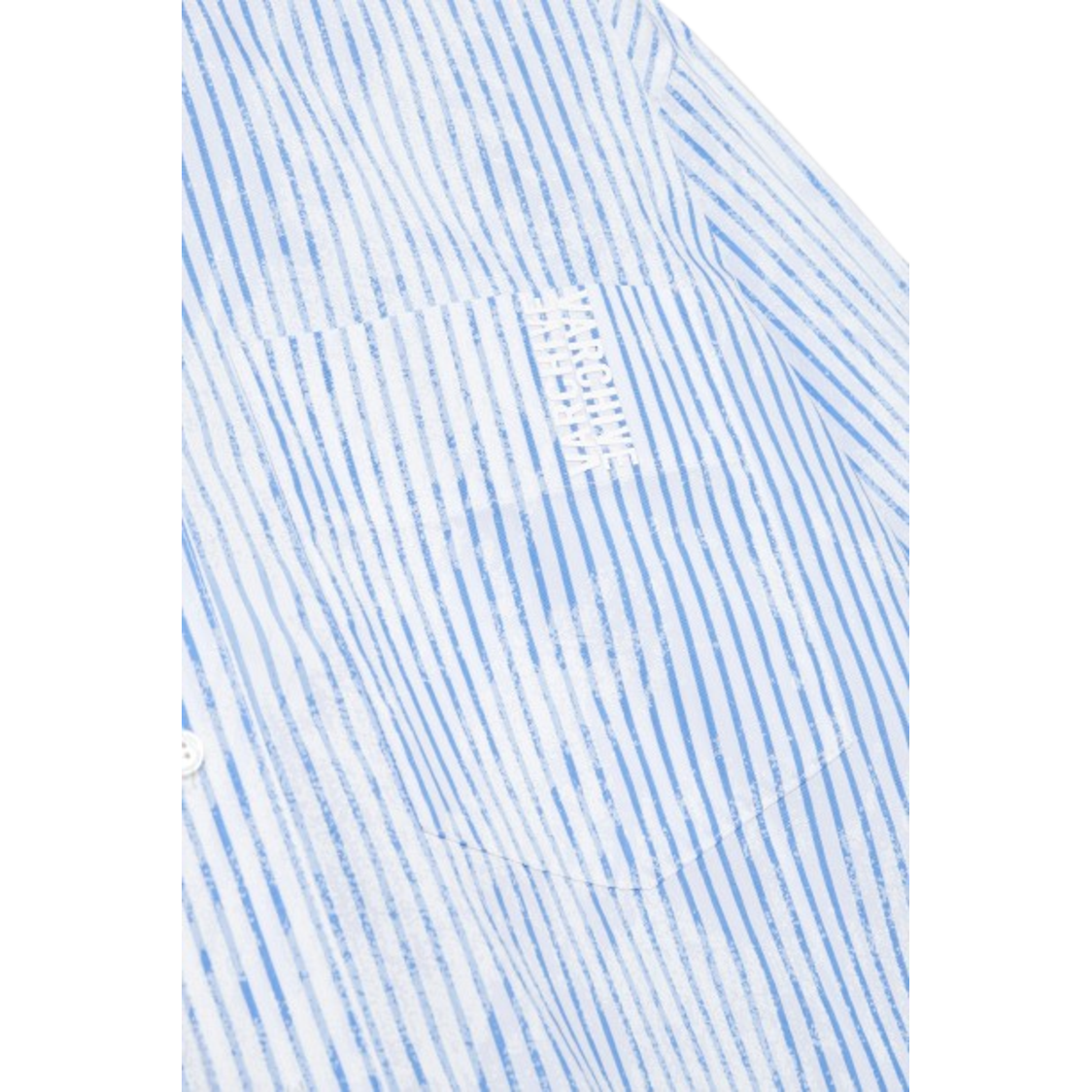 Voice Of Voices Lettering Pocket Stripe Shirts White