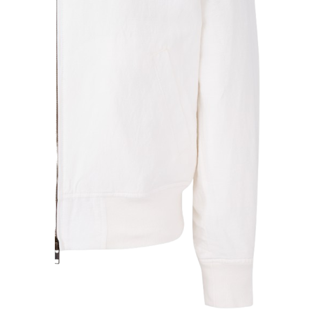 Man On The Boon Linen Lightweight Blouson White