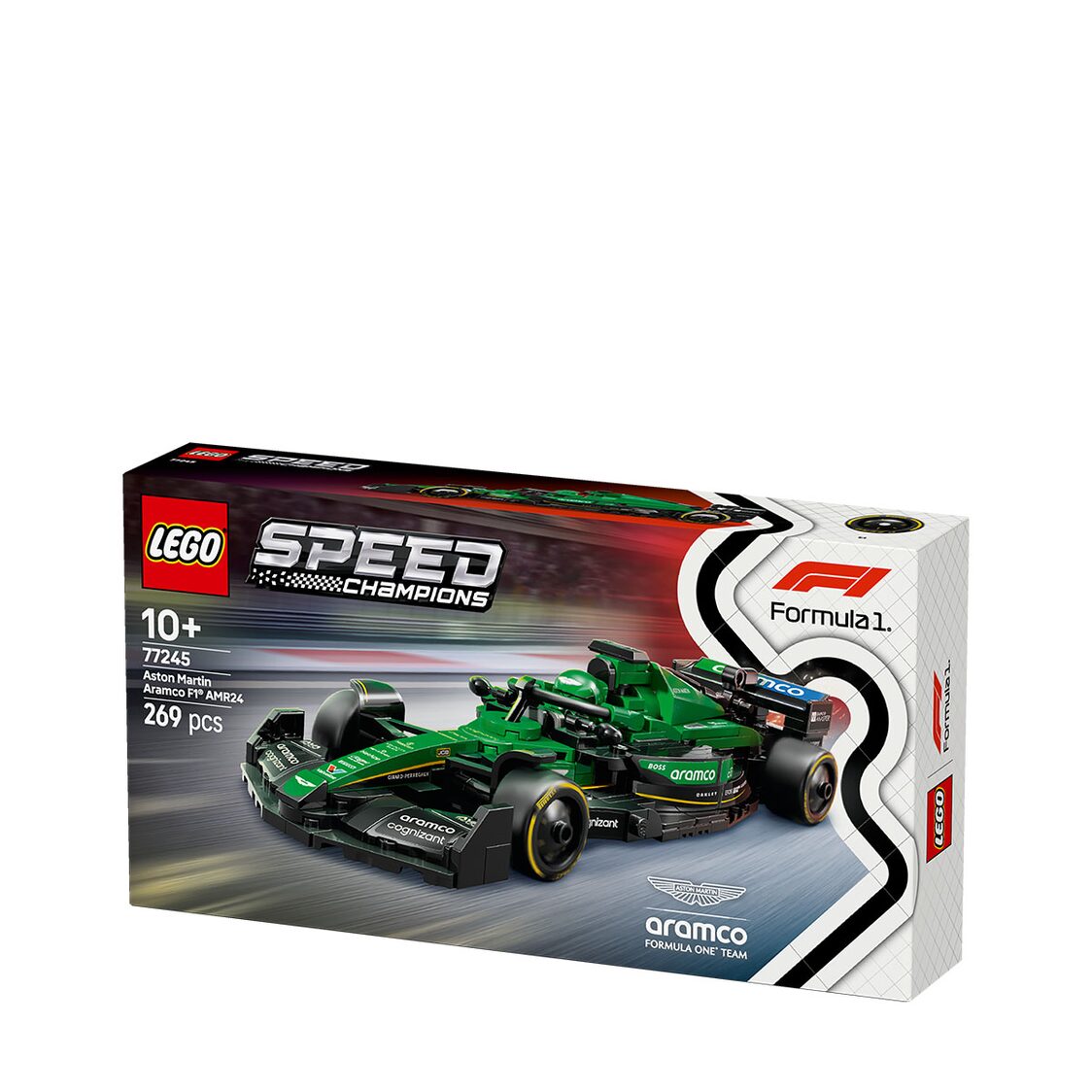 Lego Aston Martin Aramco F1® AMR24 Race Car 77245