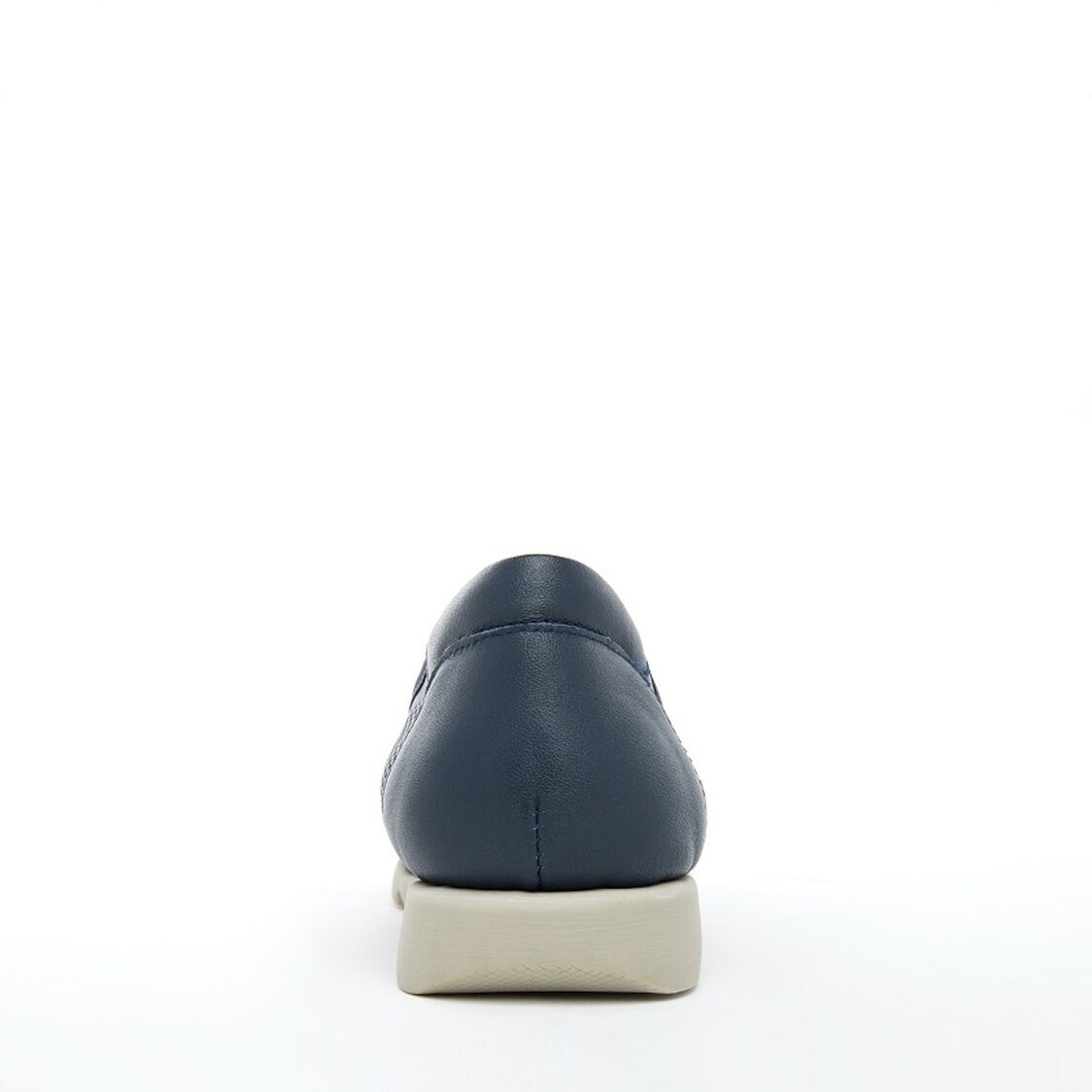 Barani Leather Pumps/Ballet Flats 8938-48 (Perforated) - Navy