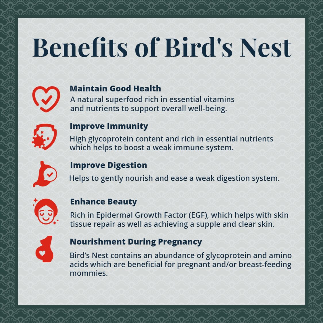 TruLife Premium Bird's Nest with Manuka Honey 6x70g