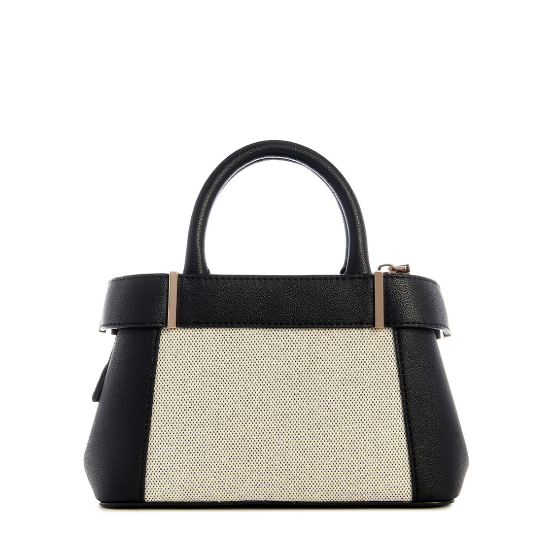 Guess Anadela Mini Satchel,Natural/Black