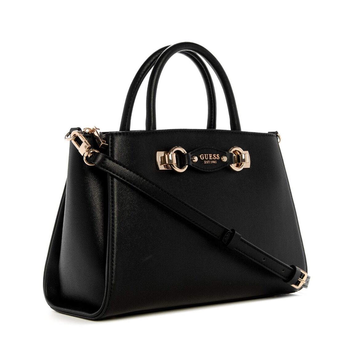 Guess Mimina Girlfriend Satchel - Black