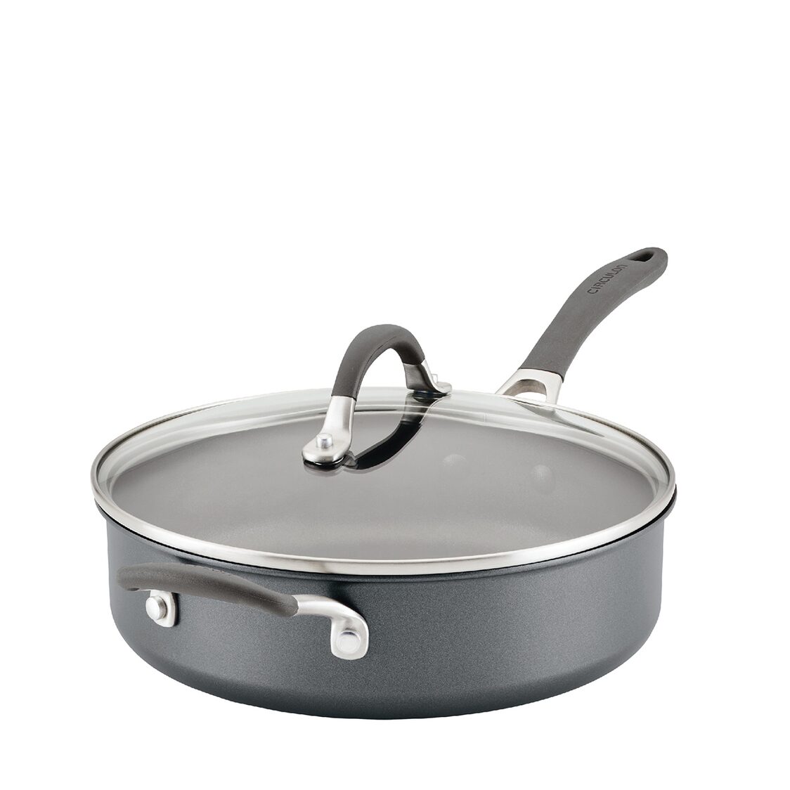 Circulon ScratchDefense A1 28cm/4.7L Covered Saute with Helping Handle