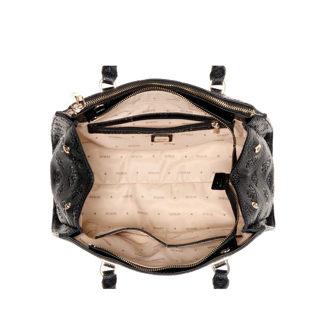 Guess Cresidia II Society Satchel Logo