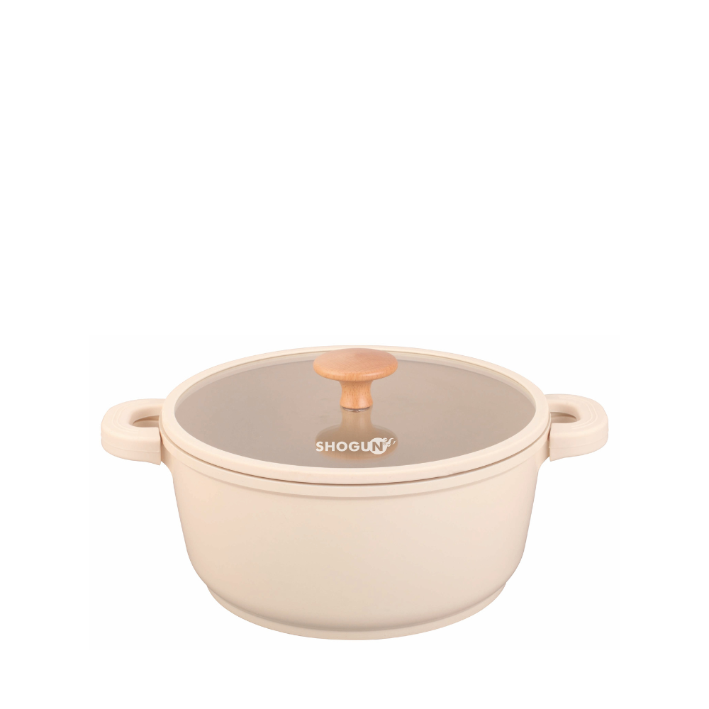 La Gourmet Shogun Ivory Ceramic 24cm Casserole LGSNIY422439