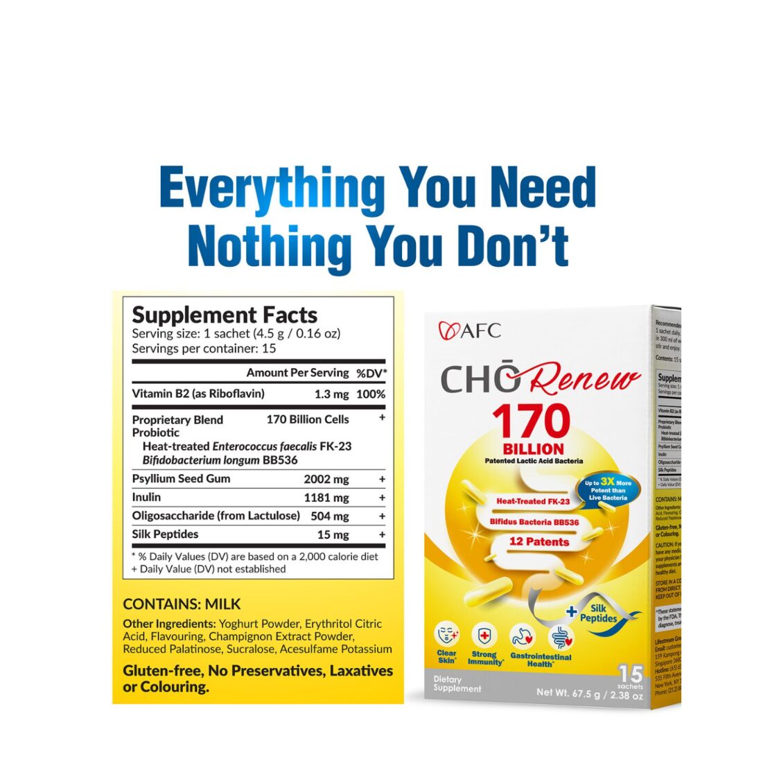 AFC Japan Cho Renew 15 Sachets Twin Packs