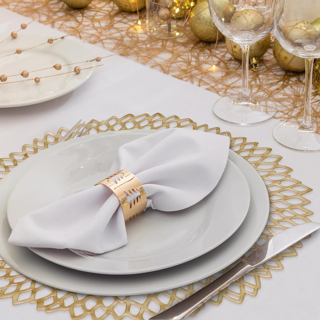 J. Rapee Scrib Placemat Gold