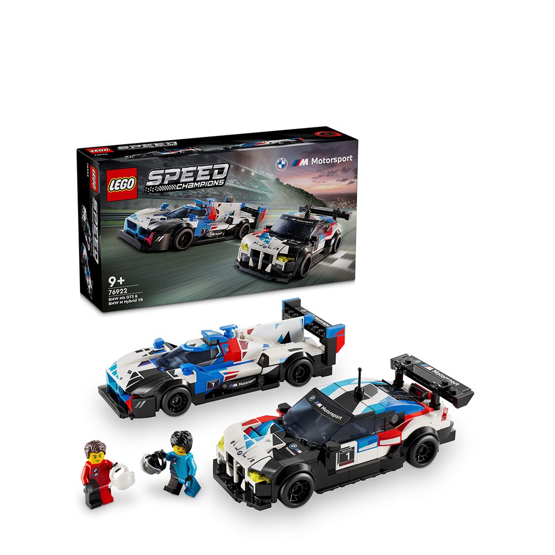 Lego Speed Champions BMW M4 GT3 & BMW M Hybrid V8 Race Cars 76922