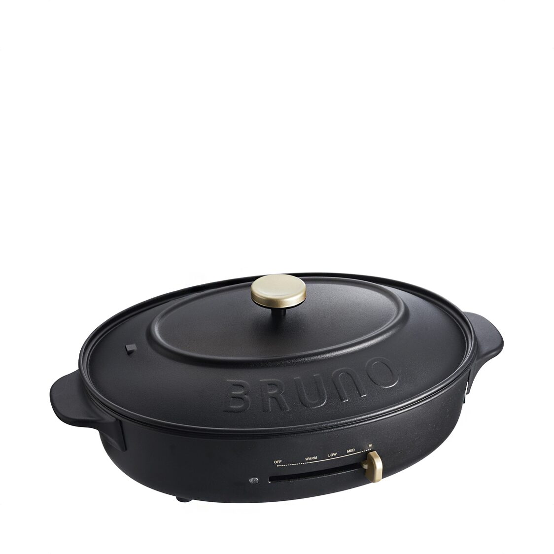 Bruno Oval Hot Plate Black BOE053-BK