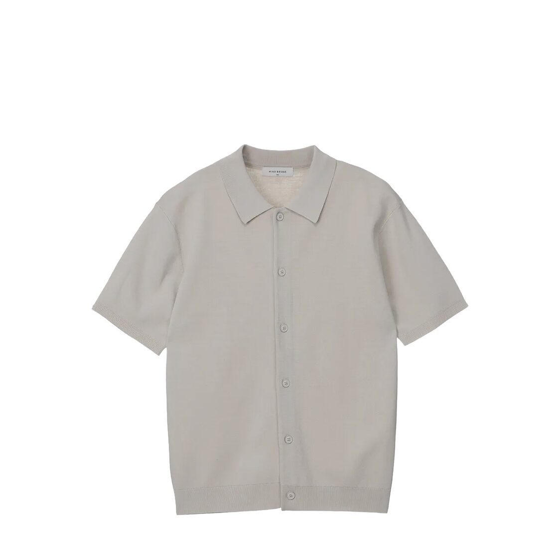 Mind Bridge Collar Short-Sleeved Cardigan L/Beige