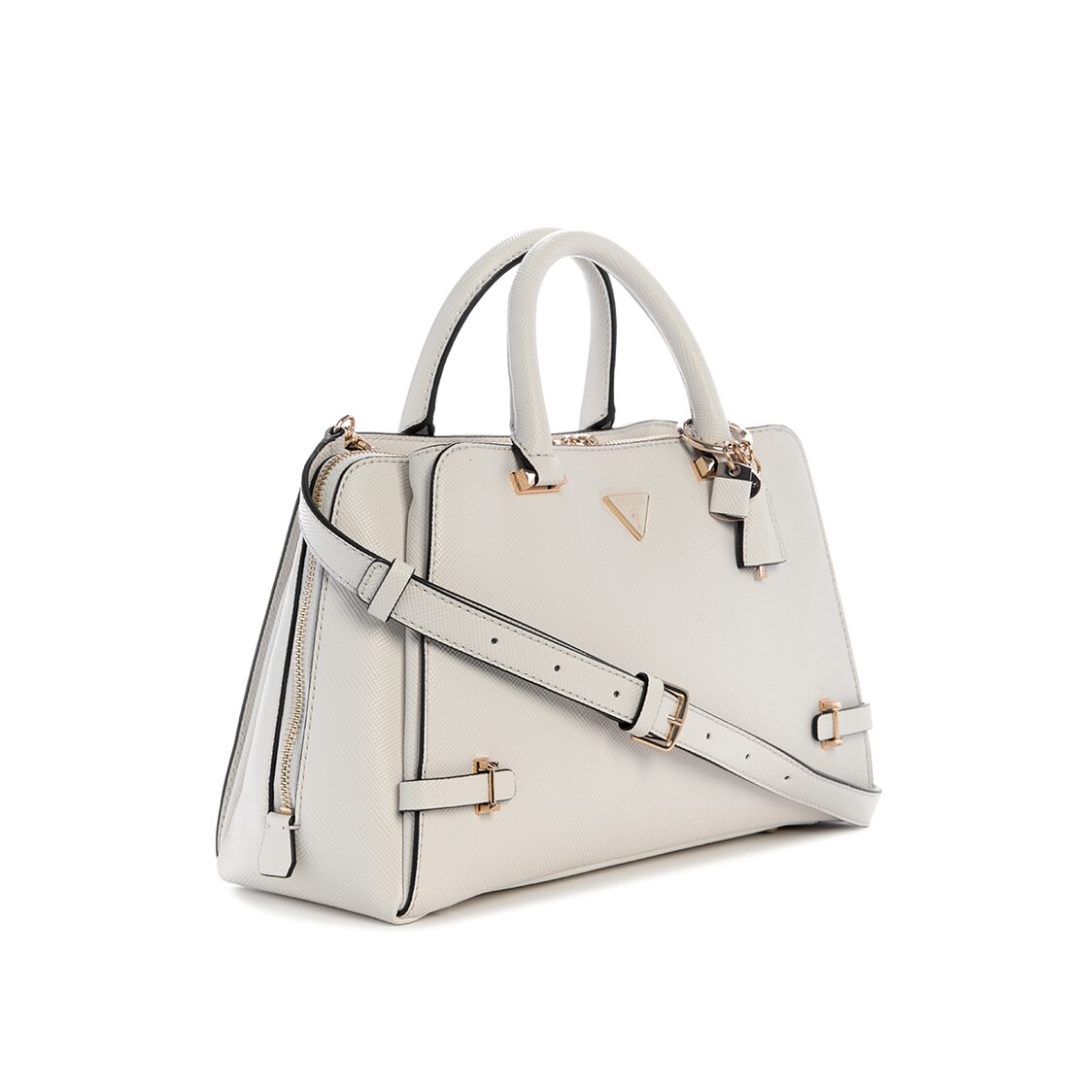 ROSALBA GIRLFRIEND SATCHEL,OFF WHITE