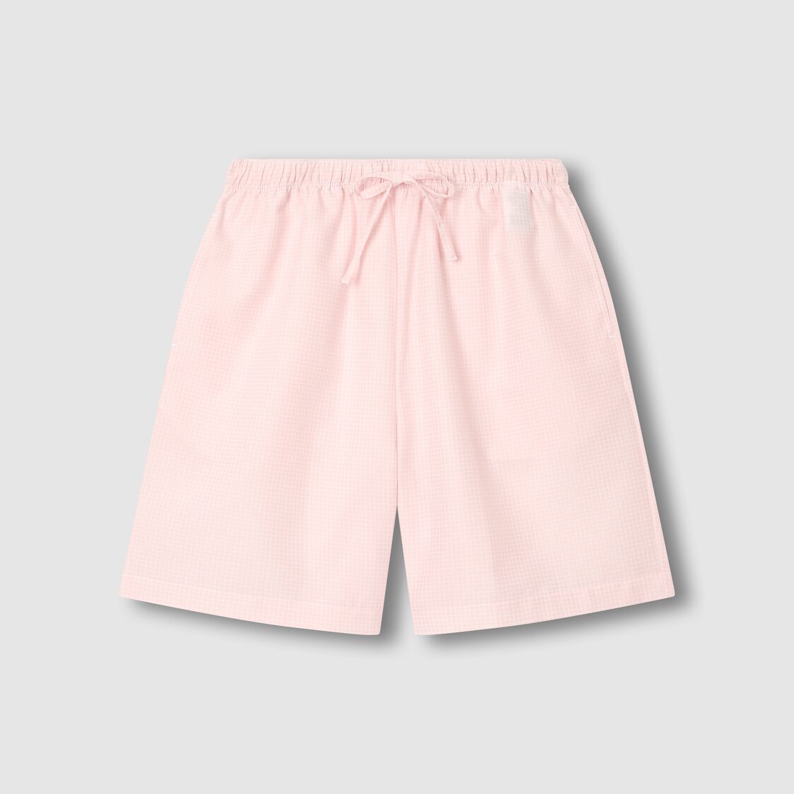 Jaju Women Cotton Check Pajama Set Light Pink