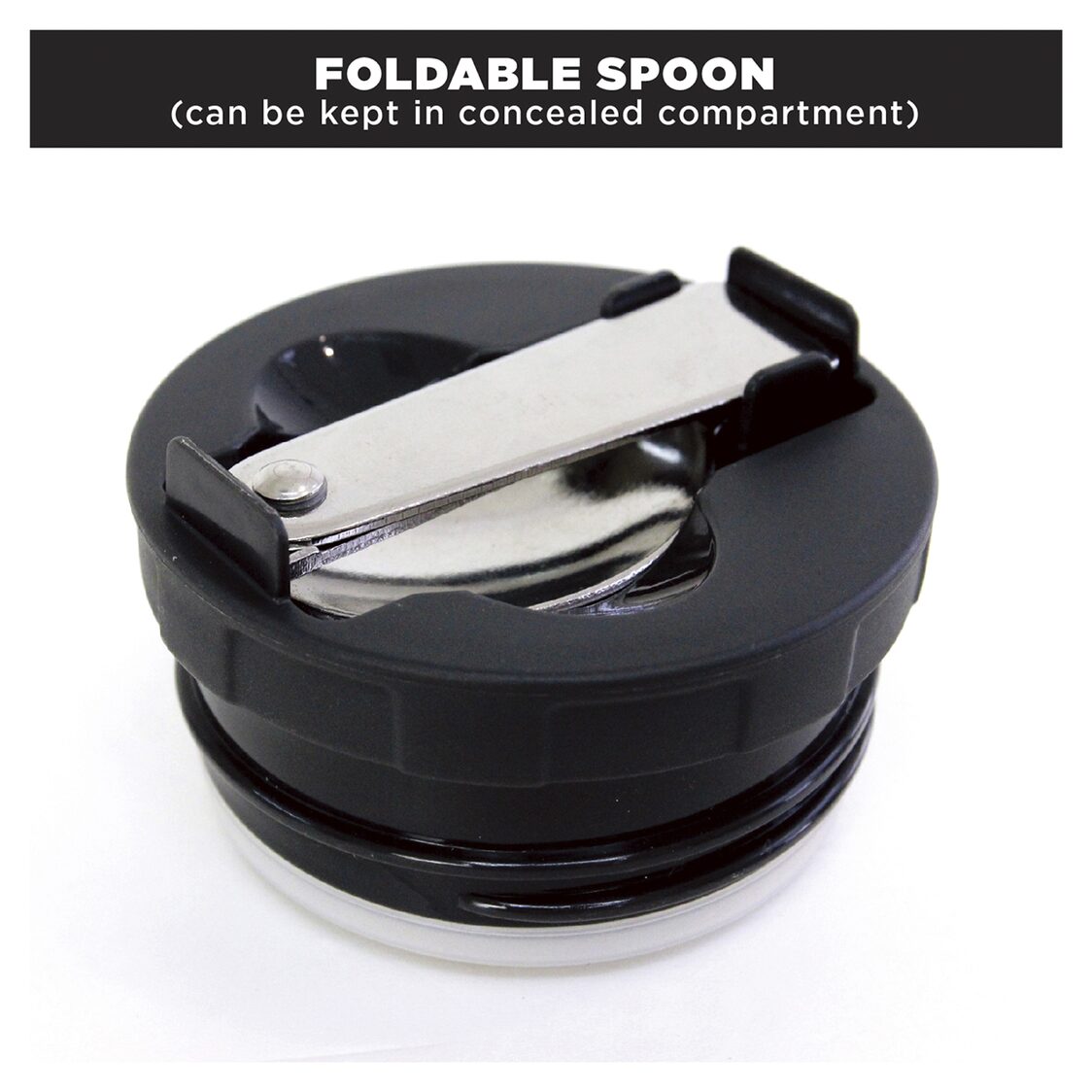 Endo Double Stainless Steel Thermal Food Jar 450ml - Pure Stainless (CX-4007 S/S)