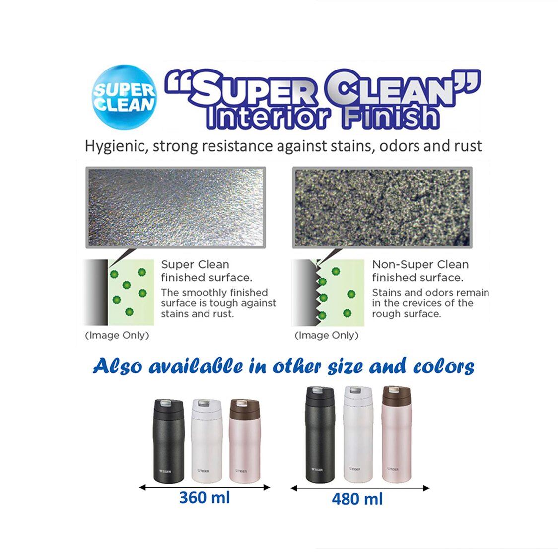 Tiger 500ml Anti-Bacteria Double S/Steel Kids Bottle With Pouch - Purple Plum (MTA-A050 VL)