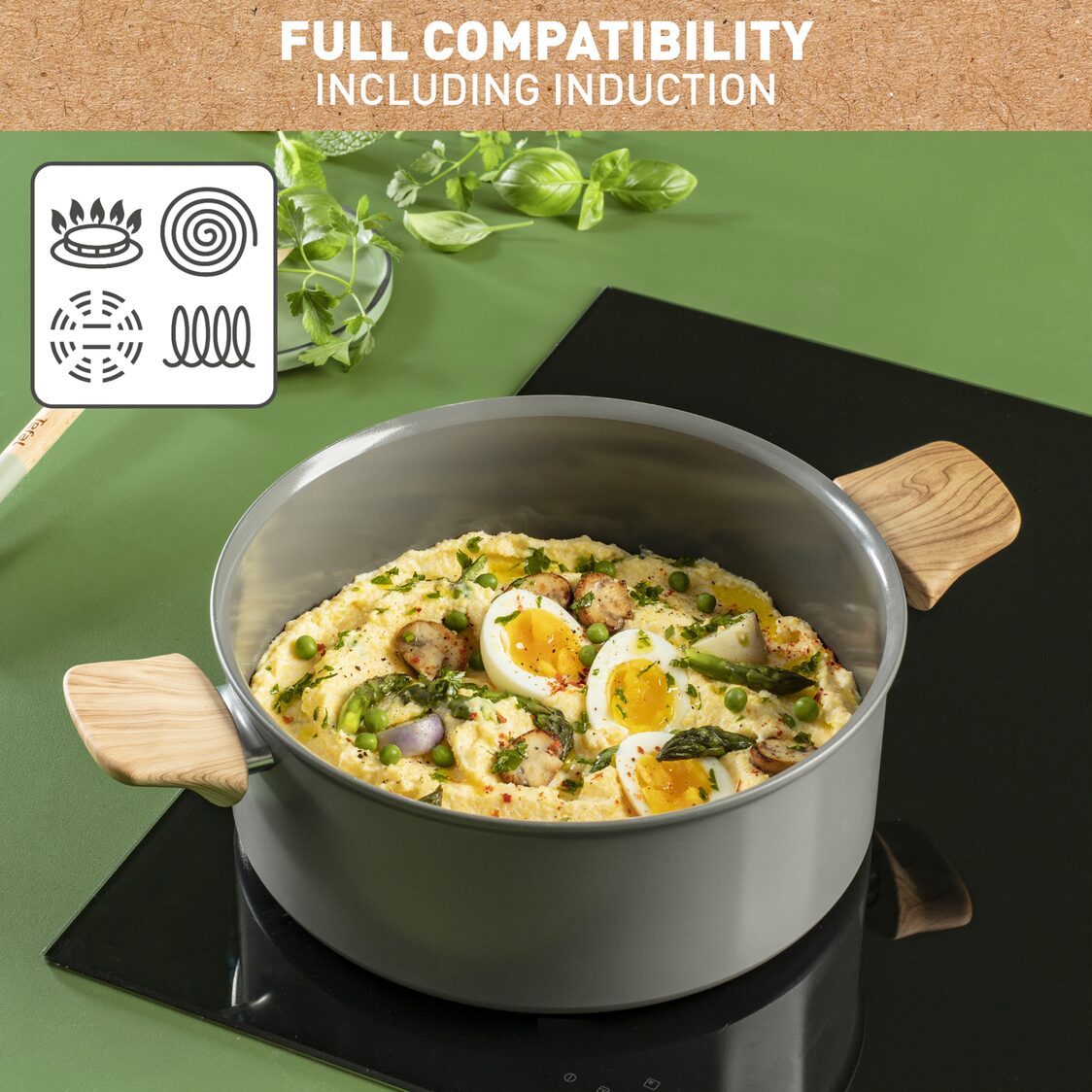 Tefal Renew IH Stewpot 24cm with Lid (C42546)