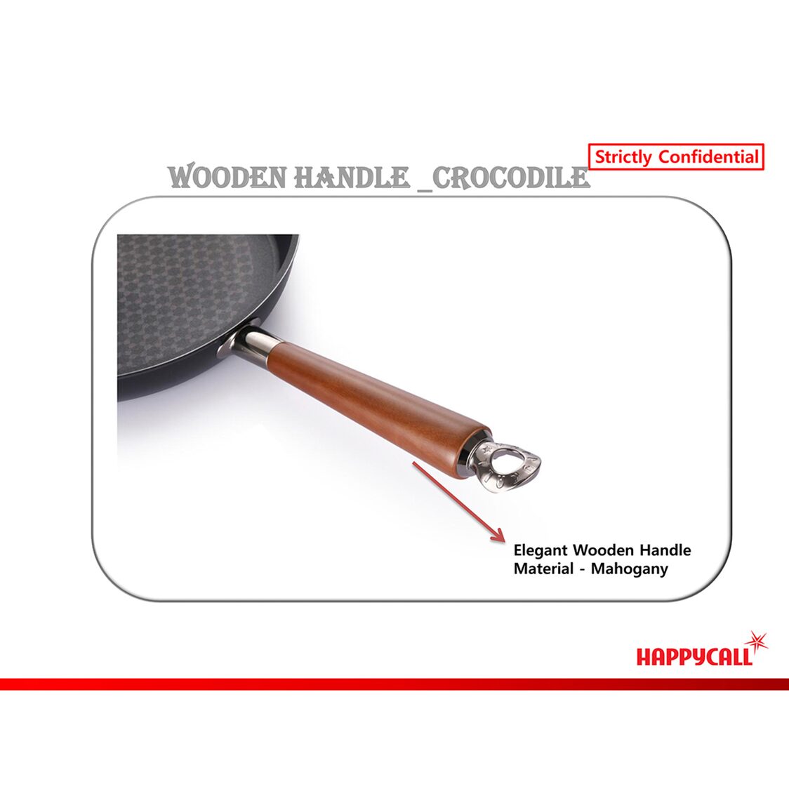 Happycall Crocodile IH Graphene Die Cast Square Grill Pan 28cm (3001-0763)