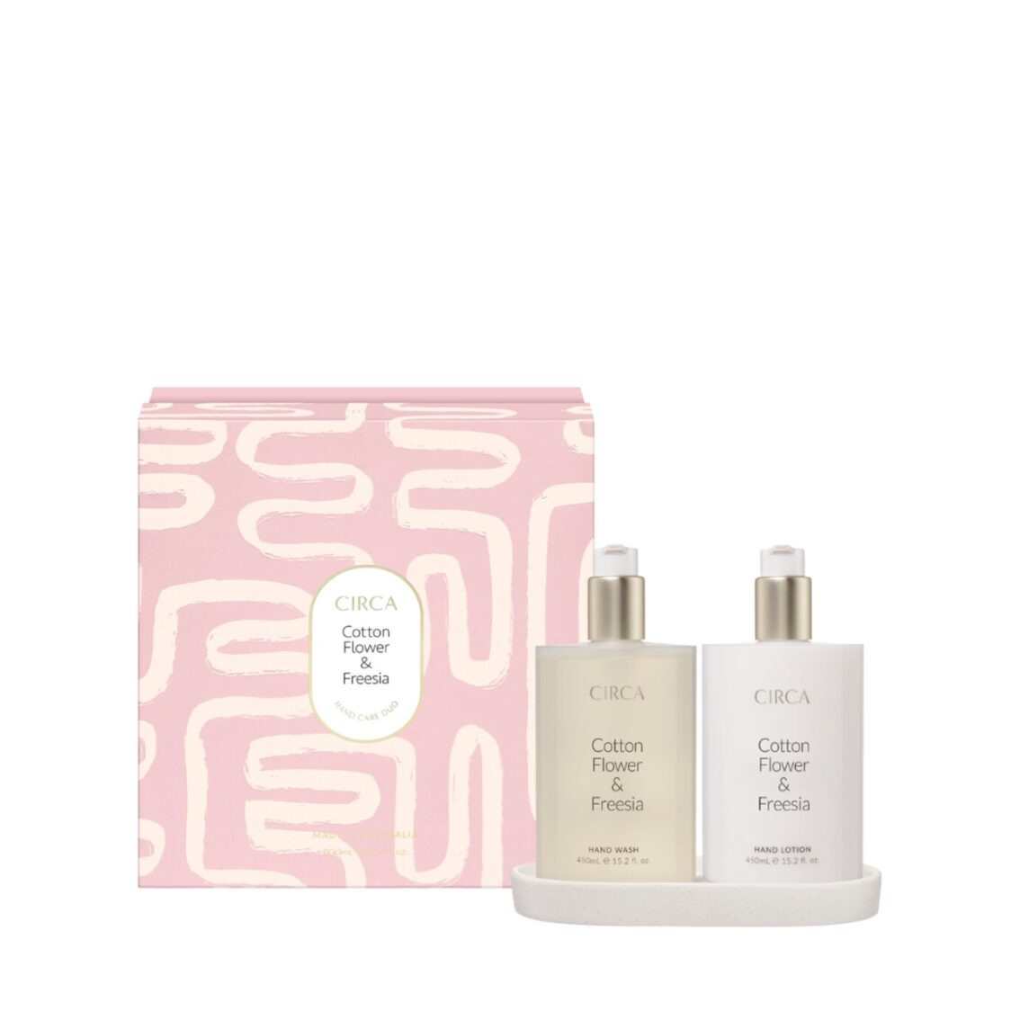 Circa Hand Care Duo Set 900ml - Cotton Flower & Freesia