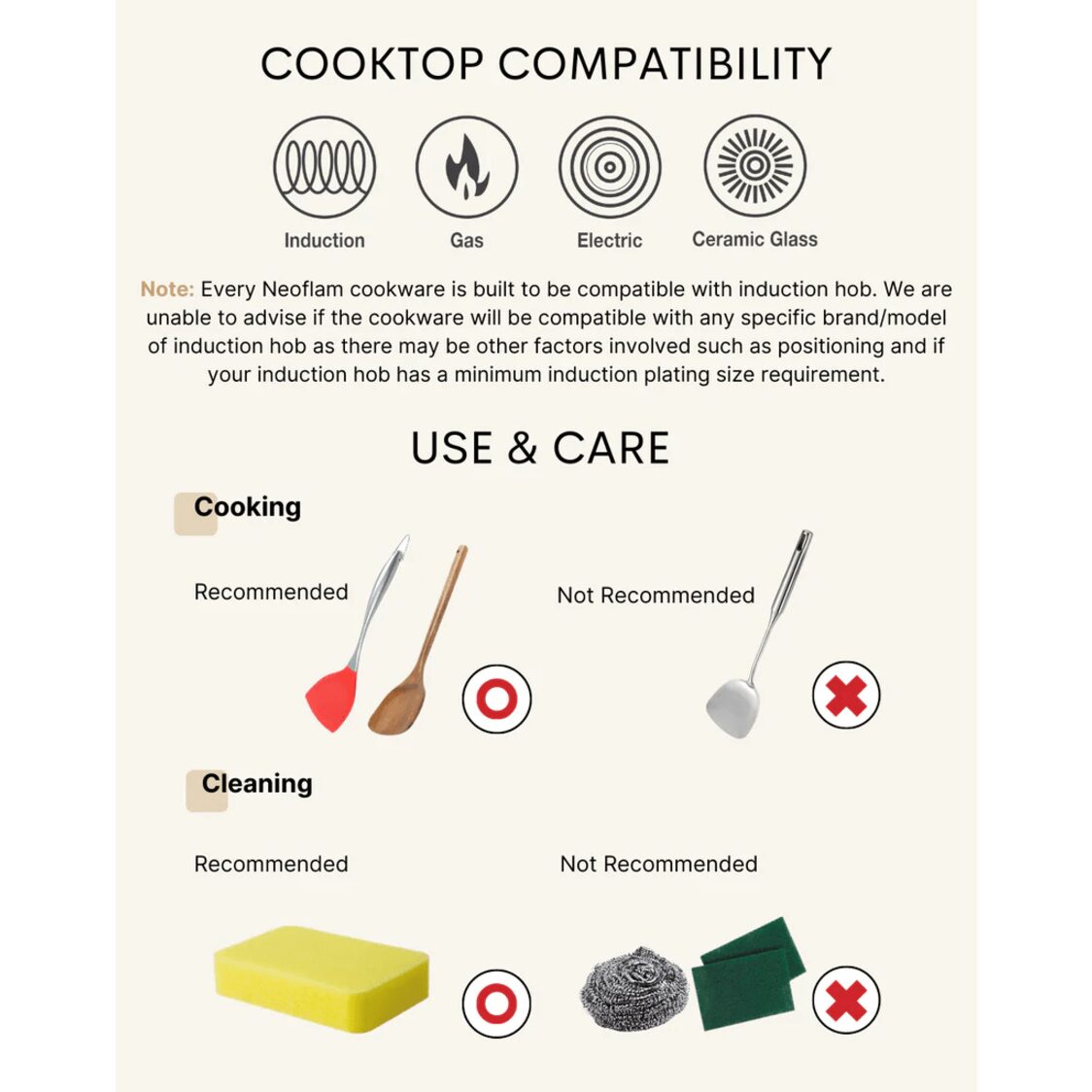 Neoflam Divided 30cm Casserole With Glass Lid/Steamboat With Steamer