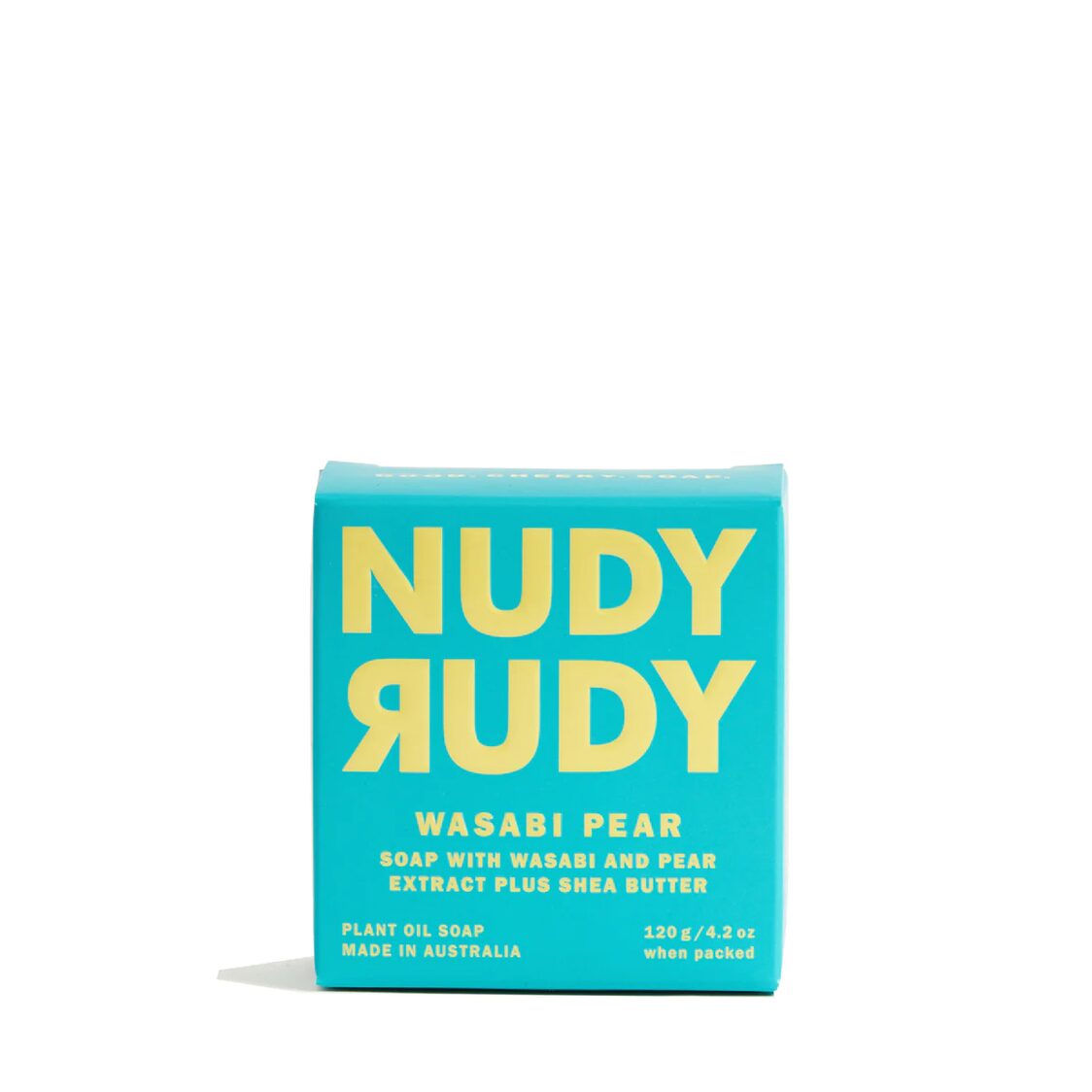Nudy Rudy Wasabi Pear Soap Bar 150g