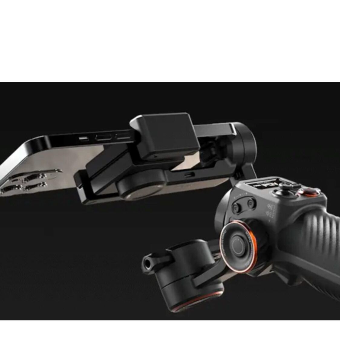 Hohem iSteady M6 Pro Kit 3-Axis Structure Smartphone Gimbal with Magnetic Fill light & Integrated with AI Tracking Module / Hohem iSteady M6 Pro Kit