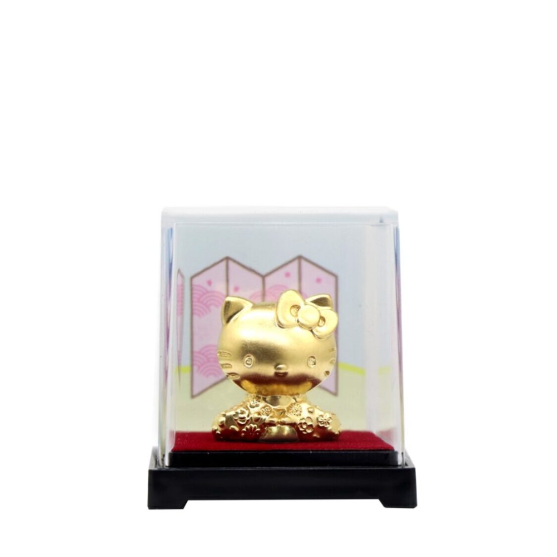 The Singapore Mint Sanrio Hello Kitty Showa Collection 24K Gold Foil Mini Figure