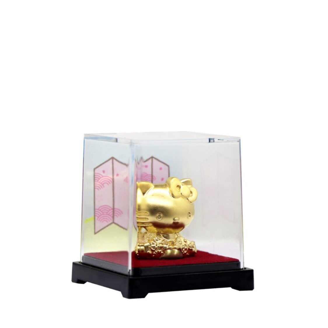 The Singapore Mint Sanrio Hello Kitty Showa Collection 24K Gold Foil Mini Figure