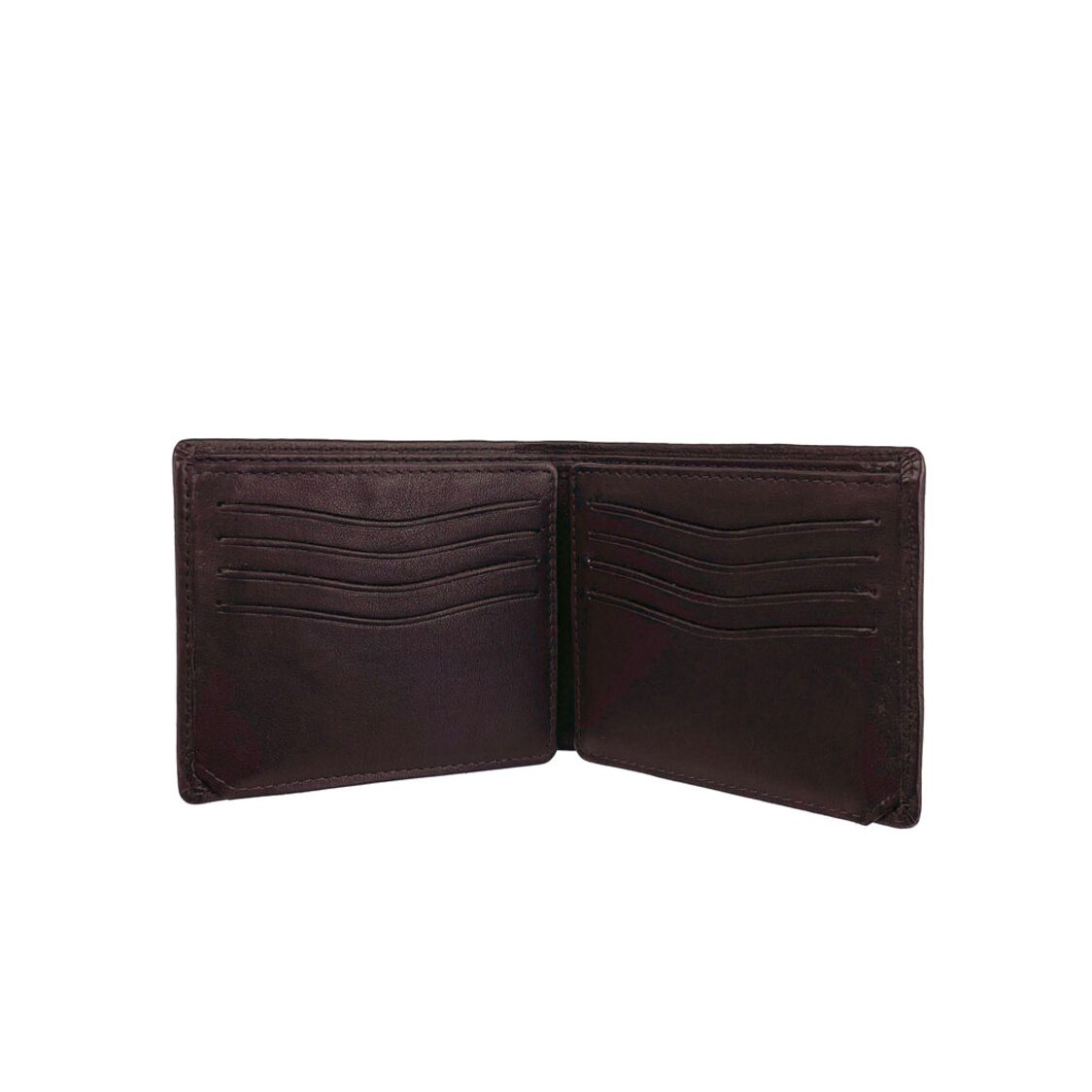 Mel&Co Genuine Leather Double Flap-Out Wallet