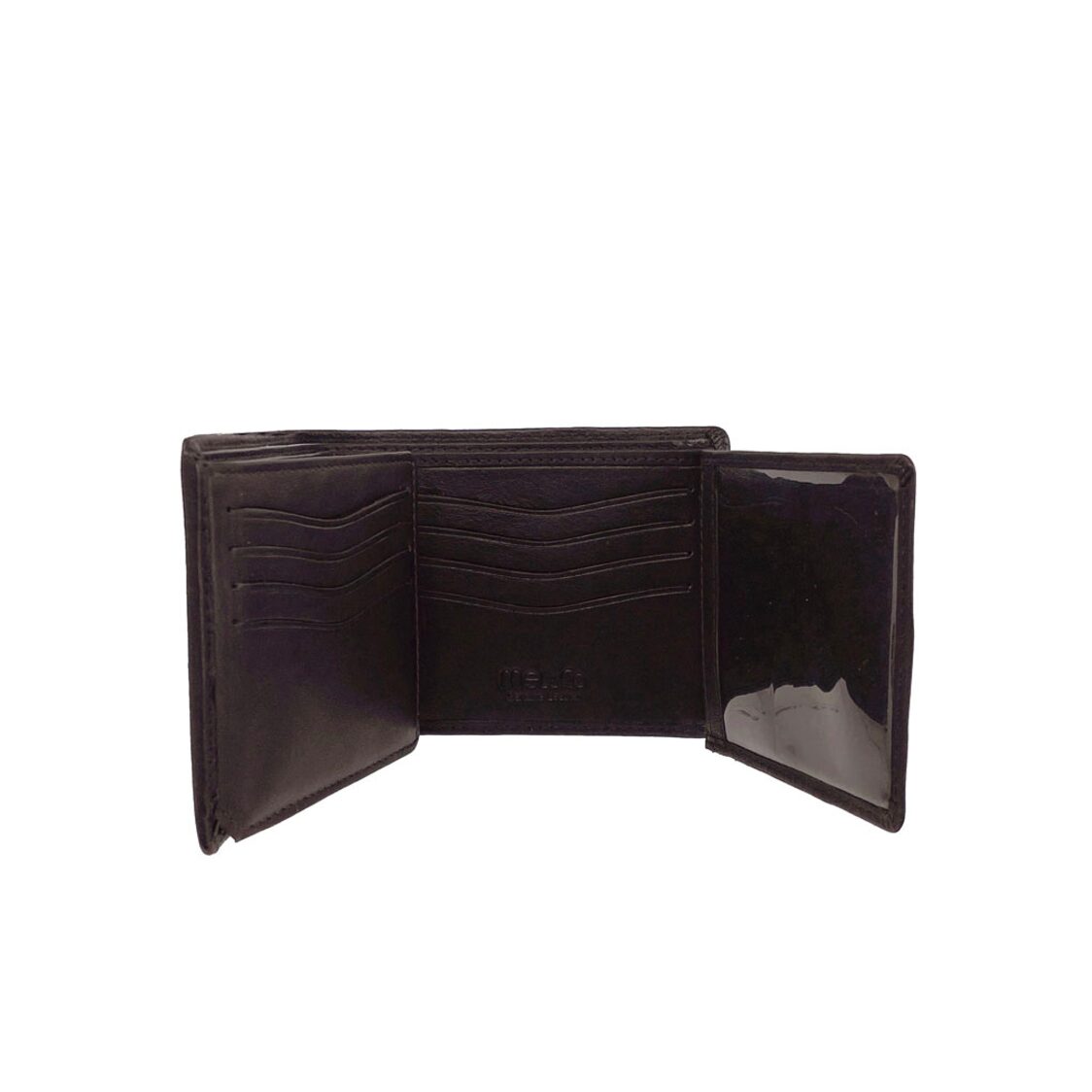 Mel&Co Genuine Leather Double Flap-Out Wallet