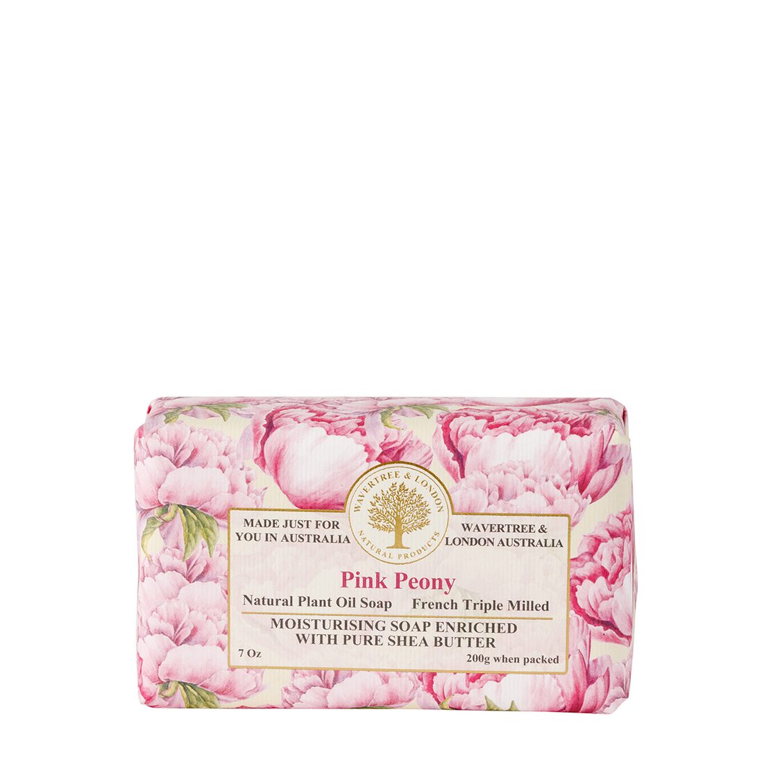 Wavertree & London Pink Peony Soap Bar 200g