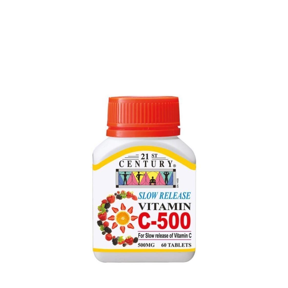 21st Century C500mg Slow Release 60s