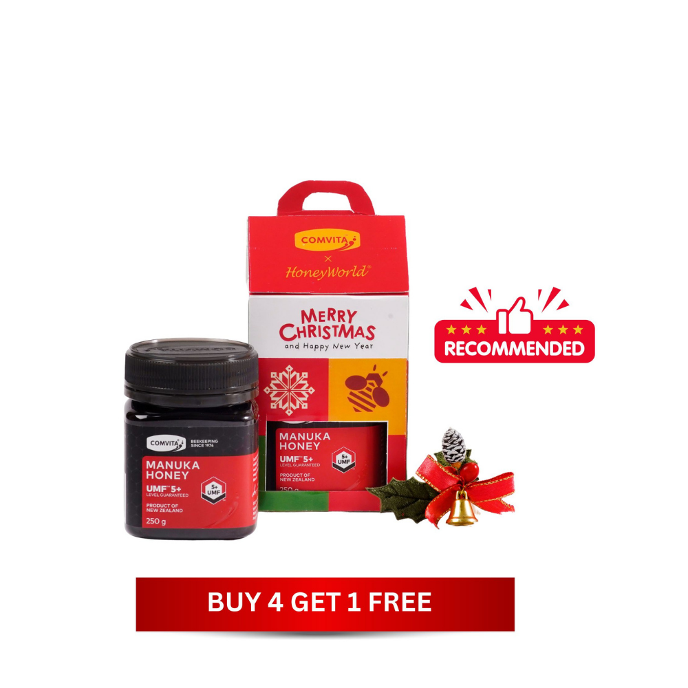Comvita UMF™ 5+ Manuka Honey 250g - Christmas Edition