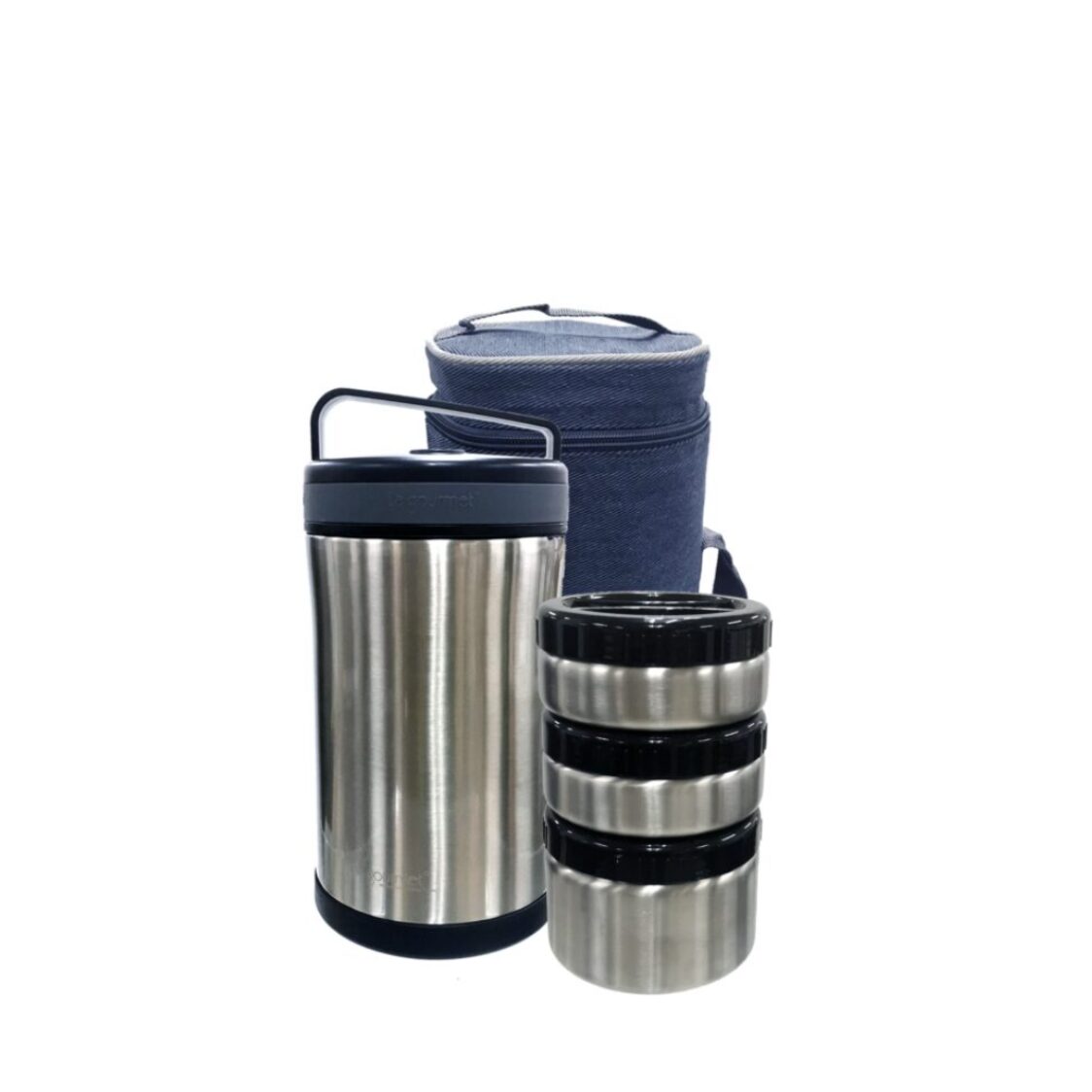 La Gourmet Classic Thermal 1.7L Food Jar Set + 0.8L Thermal Flask (LGCC399731 + LGCC350862)