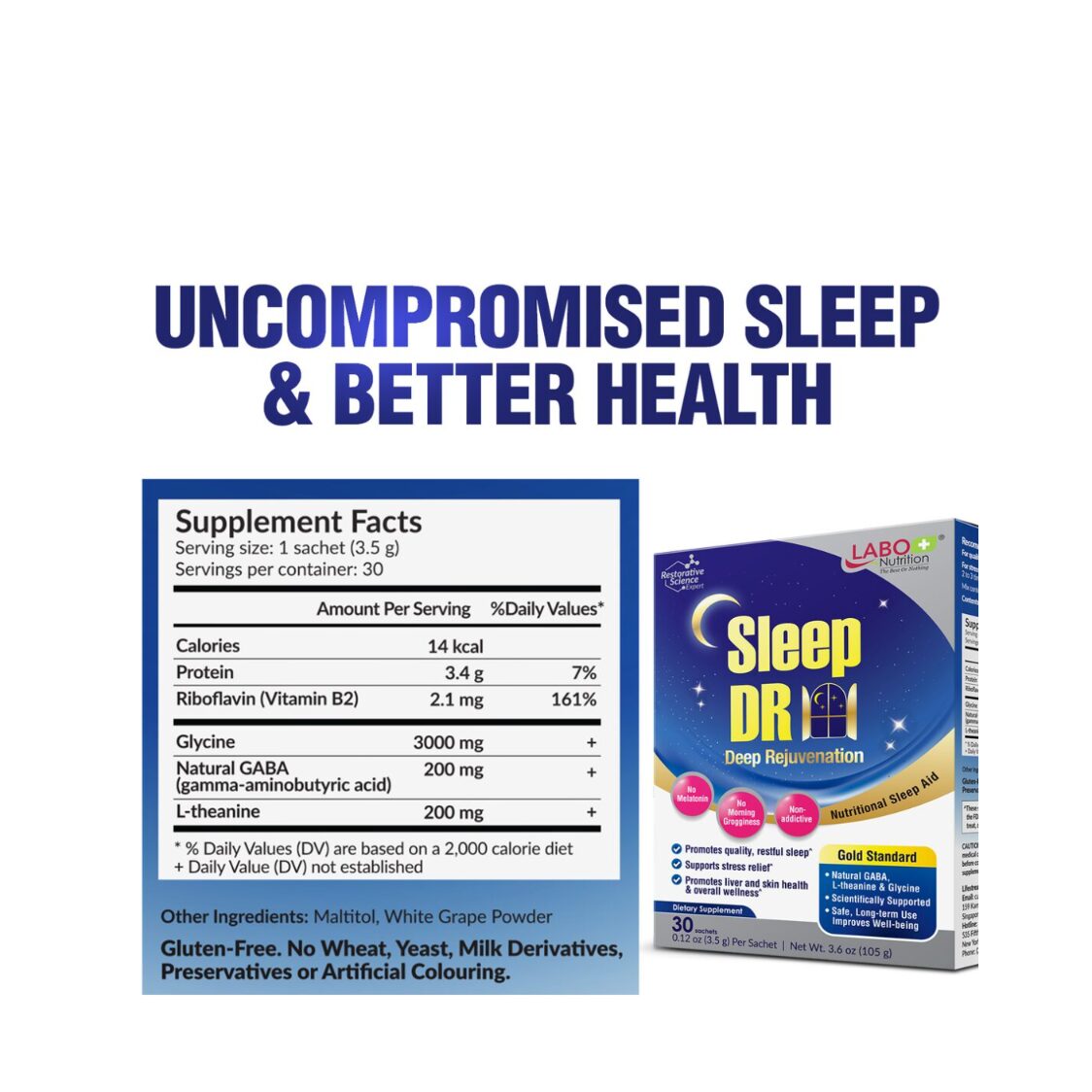 LABO Nutrition Sleep Dr 30 Sachets Twin Packs